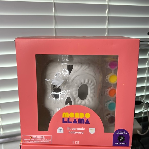 Mondo LLAMA: Little Ceramic Calaveras Kit Designed with LUIS PINTO NIB - Picture 1 of 7